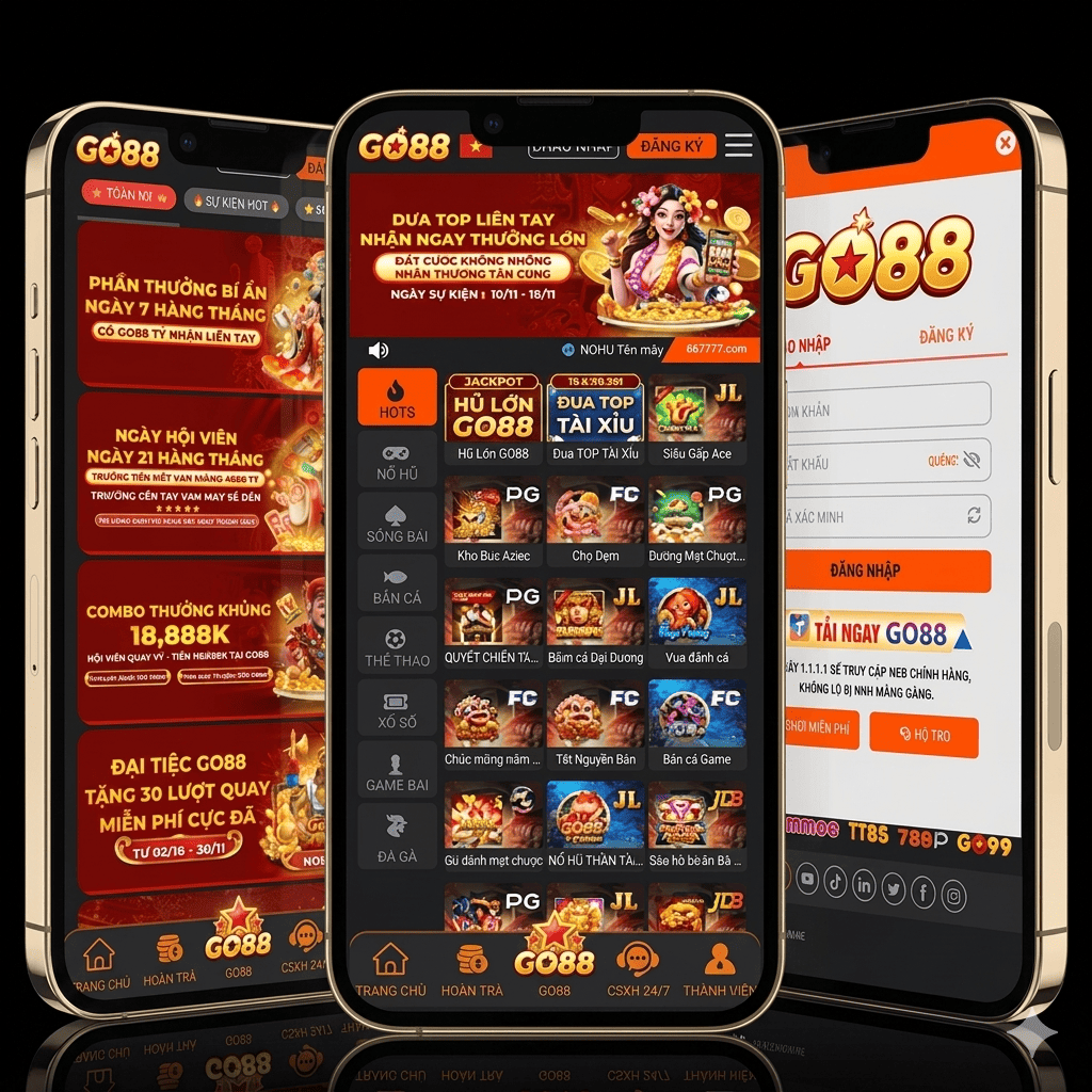 Giao diện cổng game Go88